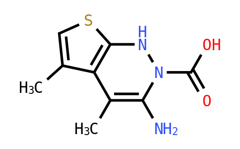 2062025 - 5-amino-3,4-dimethylthieno[2,3-c]pyridazine-6-carboxylic acid | CAS 1452226-14-0
